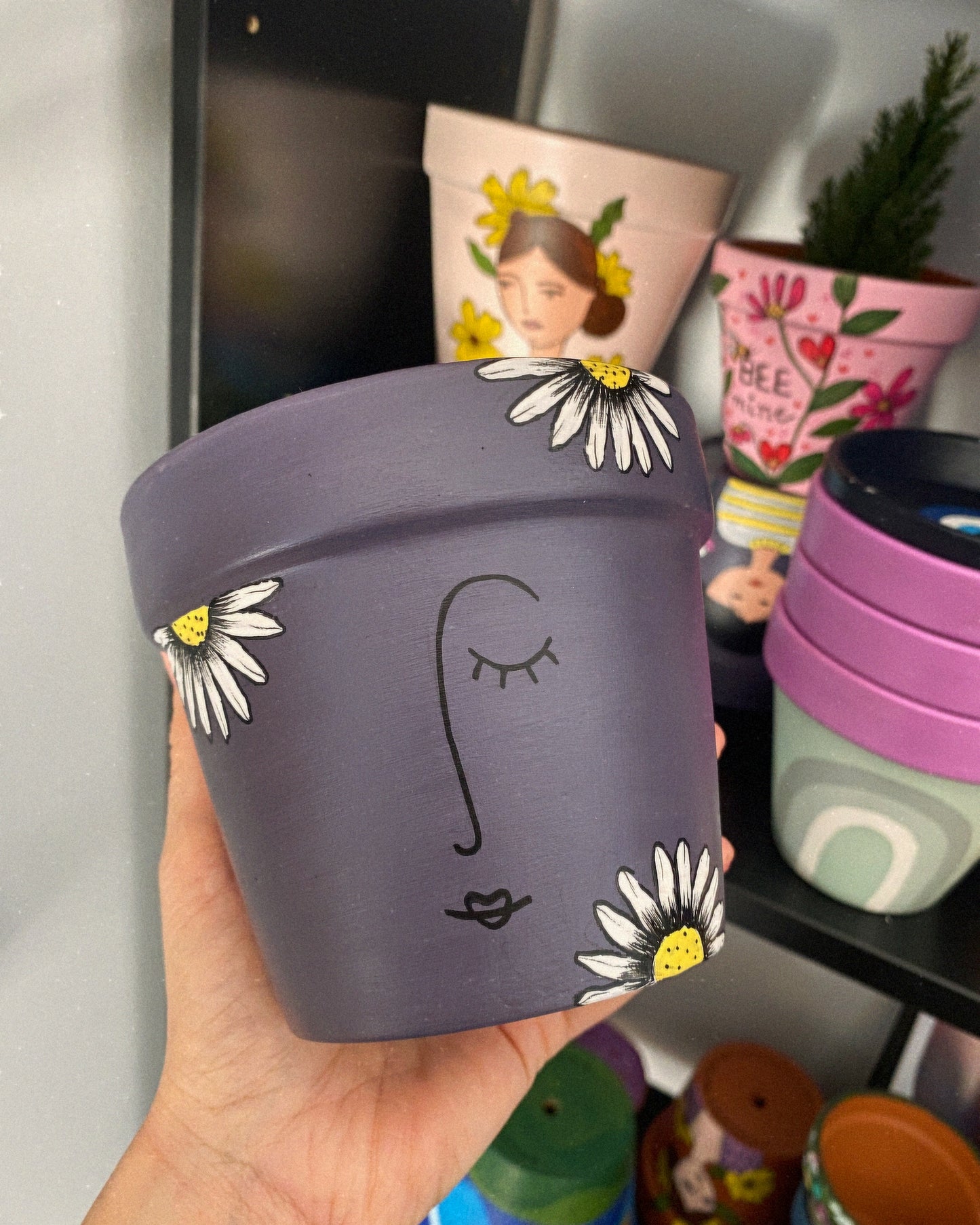 Calm around flowers Planter Pot