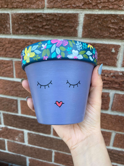 "Blooming Beauty" Floral Face Planter