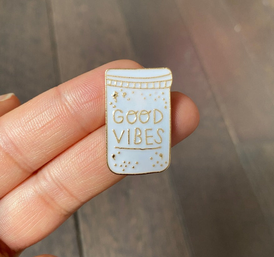 Good Vibes Enamel Pin