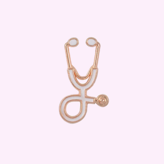 Mini Stethoscope Enamel Pin