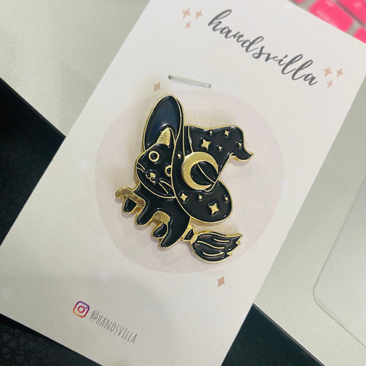 Wizard Cat Enamel Pin