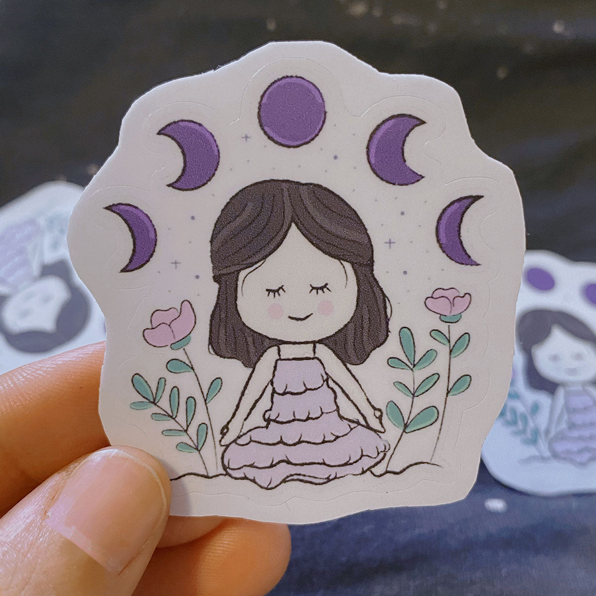 "Moon Child" Sticker