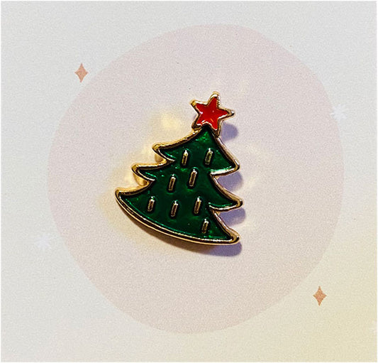 Christmas Tree Enamel Pin