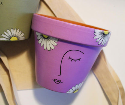 Calm around flowers Planter Pot