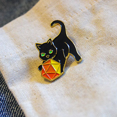 "Creative cat" Enamel Pin