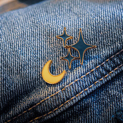 Moon Enamel Pin