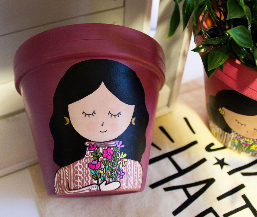 Sweater Weather Planter Pot